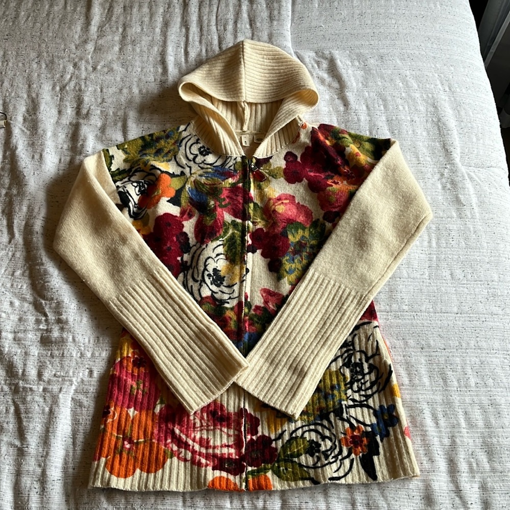 Moth Zip Up Cardigan